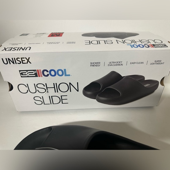 NWT 32 Degrees Ultra-soft Cushion Cool Unisex Cushion Slide Sandals - Picture 6 of 6